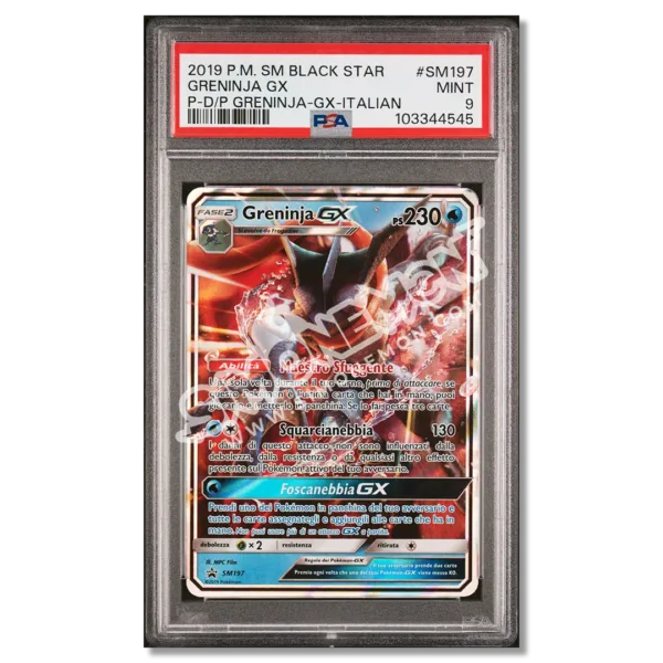 Greninja GX 197 P-D/P greninja Collection PSA 9 (IT)