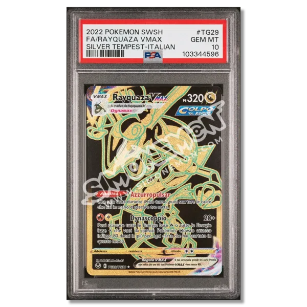 Rayquaza VMAX TG29 Tempesta Argentata PSA 10 (IT)