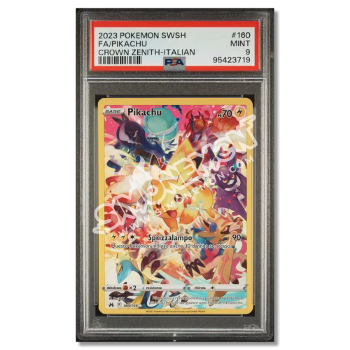 Pikachu 160 Zenit Regale PSA 9 (IT)