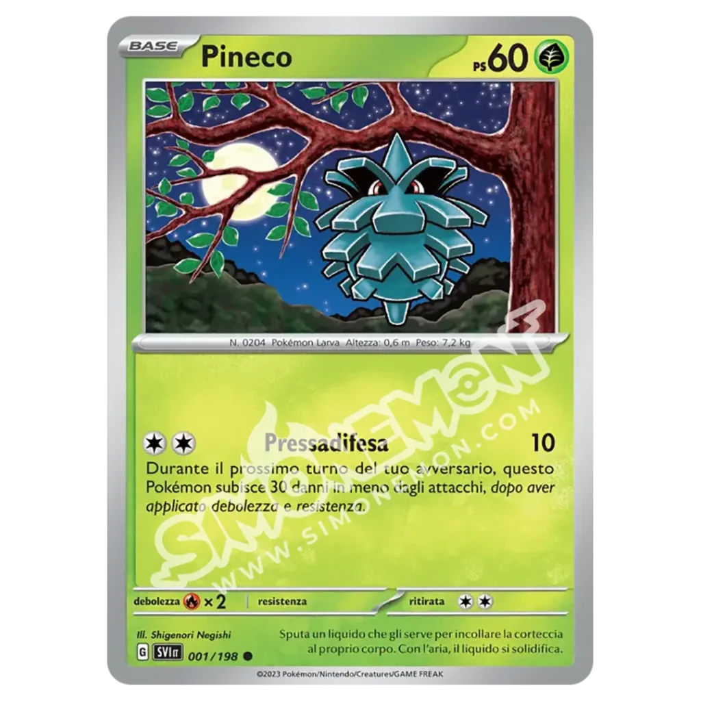 Pineco 001/198 Scarlatto e Violetto  (IT)
