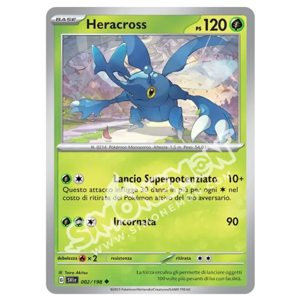 Heracross 002/198 Scarlatto e Violetto Reverse (IT)