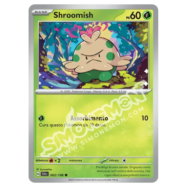 Shroomish 003/198 Scarlatto e Violetto (IT)