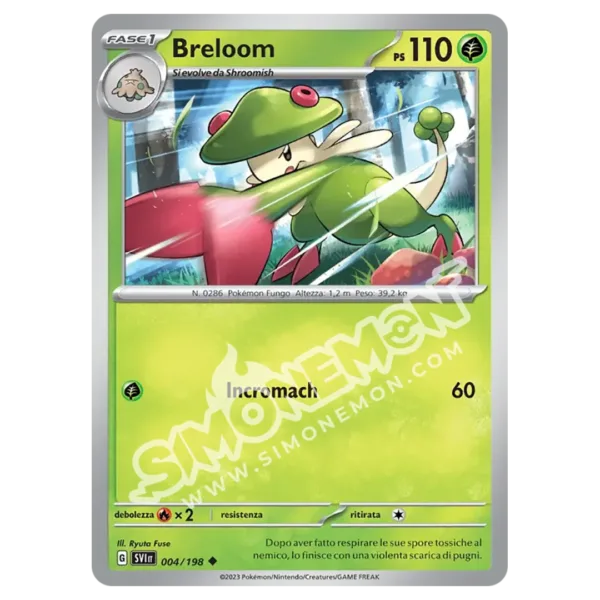 Breloom 004/198 Scarlatto e Violetto Reverse (IT)