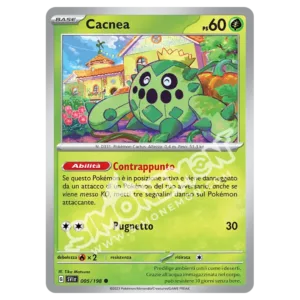 Cacnea 005/198 Scarlatto e Violetto Reverse (IT)