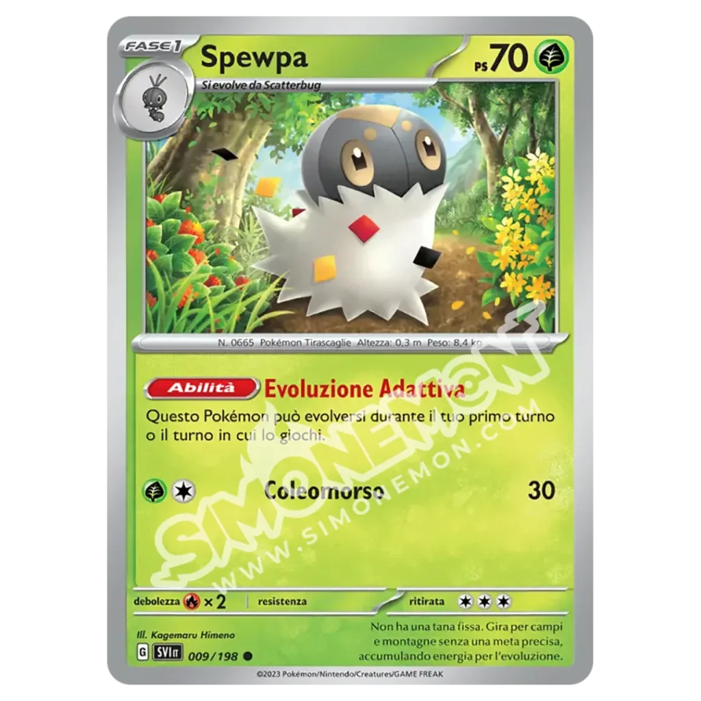 Spewpa 009/198 Scarlatto e Violetto Reverse (IT)