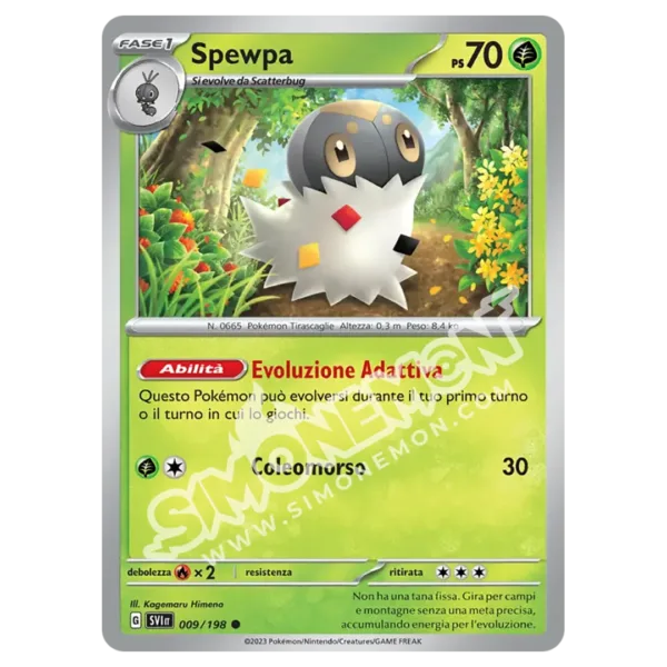 Spewpa 009/198 Scarlatto e Violetto Reverse (IT)