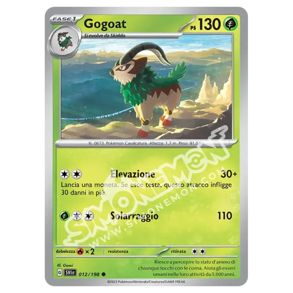 Gogoat 012/198 Scarlatto e Violetto Reverse (IT)