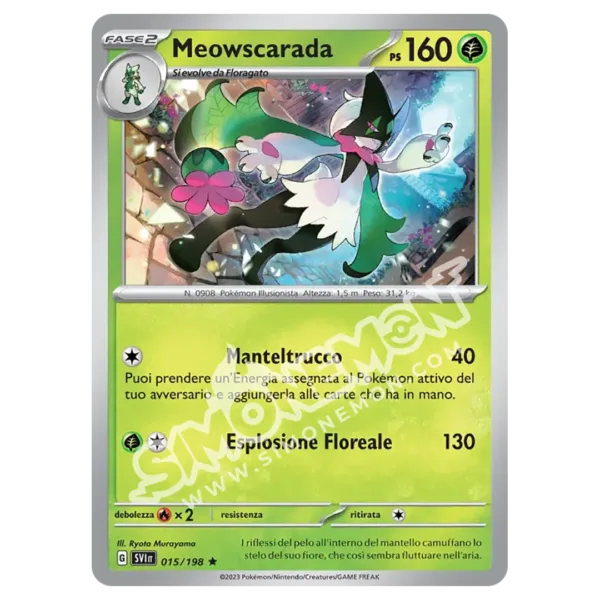 Meowscarada 015/198 Scarlatto e Violetto Foil (IT)