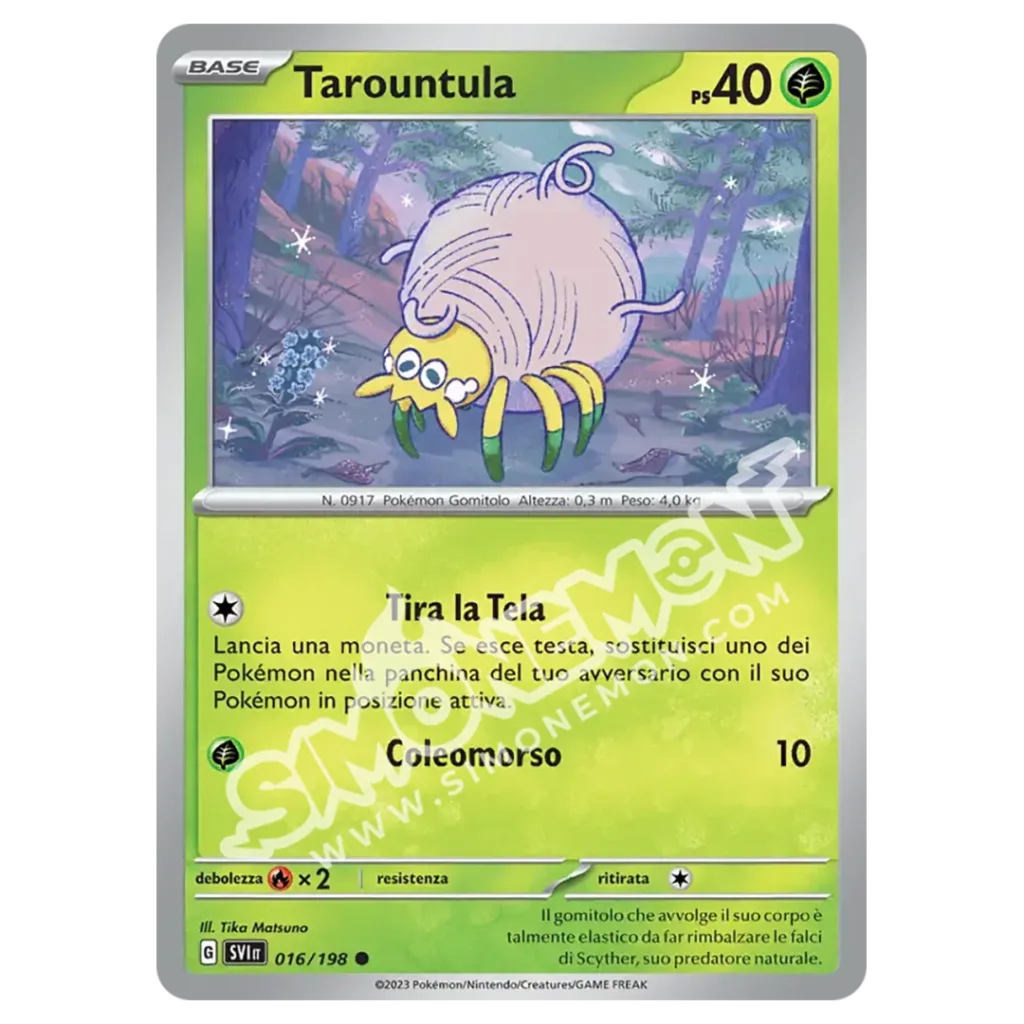 Tarountula 016/198 Scarlatto e Violetto Reverse (IT)