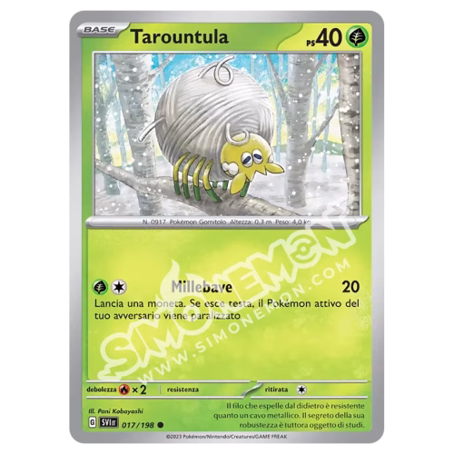 Tarountula 017/198 Scarlatto e Violetto Reverse (IT)