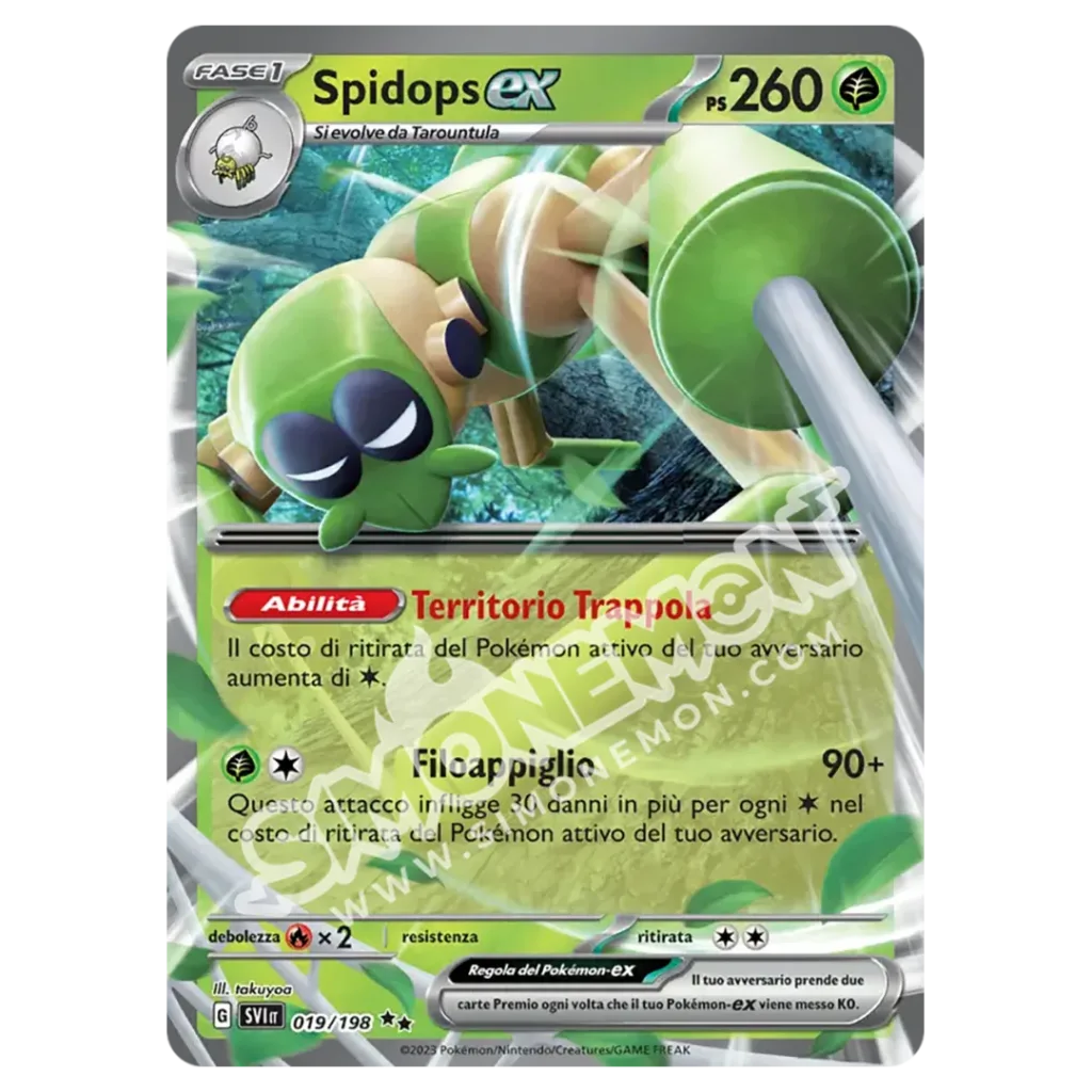 Spidops-ex 019/198 Scarlatto e Violetto  (IT)
