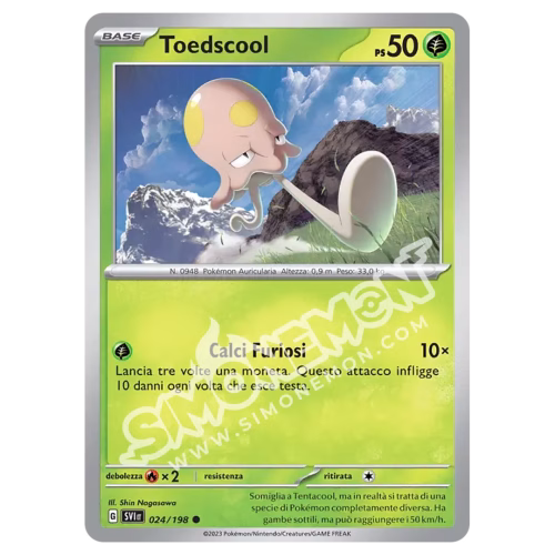 Toedscool 024/198 Scarlatto e Violetto (IT)