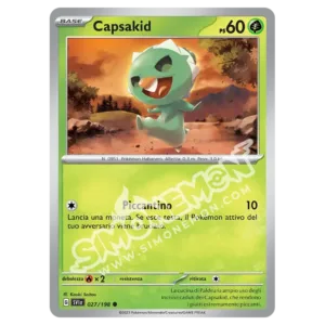 Capsakid 027/198 Scarlatto e Violetto Reverse (IT)