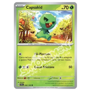 Capsakid 028/198 Scarlatto e Violetto Reverse (IT)