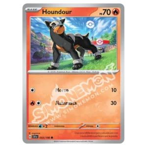 Houndour 033/198 Scarlatto e Violetto Reverse (IT)