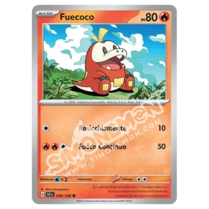 Fuecoco 036/198 Scarlatto e Violetto Reverse (IT)