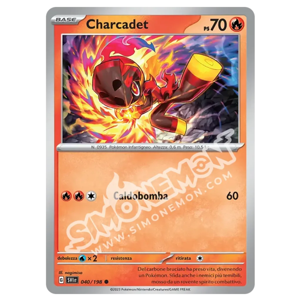 Charcadet 040/198 Scarlatto e Violetto Reverse (IT)