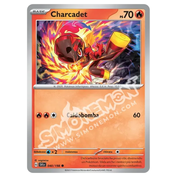 Charcadet 040/198 Scarlatto e Violetto Reverse (IT)