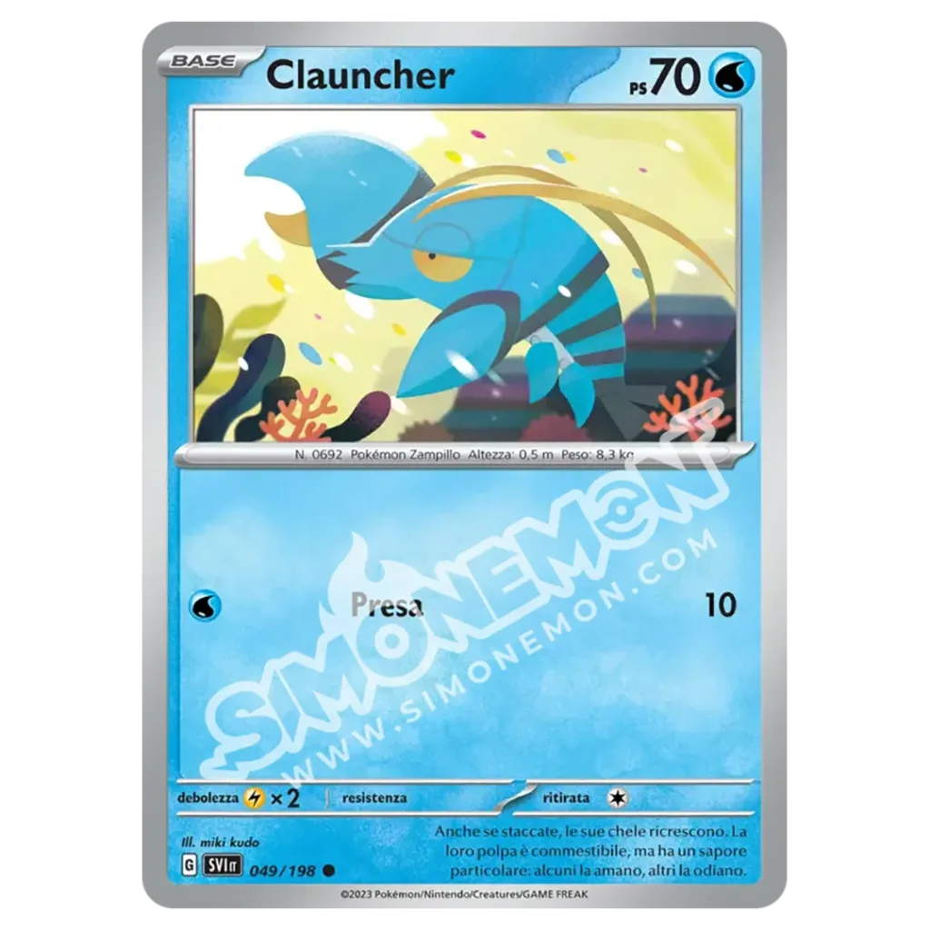 Clauncher 049/198 Scarlatto e Violetto Reverse (IT)