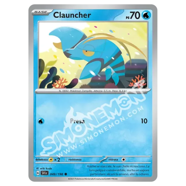 Clauncher 049/198 Scarlatto e Violetto Reverse (IT)