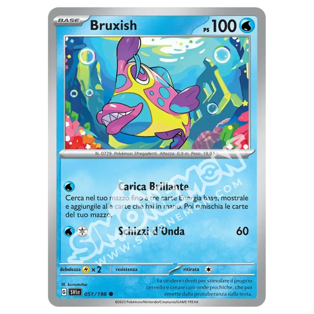 Bruxish 051/198 Scarlatto e Violetto Reverse (IT)