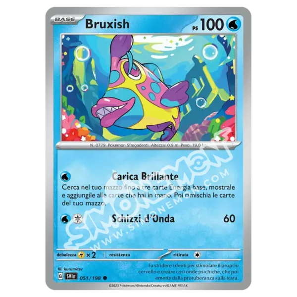 Bruxish 051/198 Scarlatto e Violetto Reverse (IT)