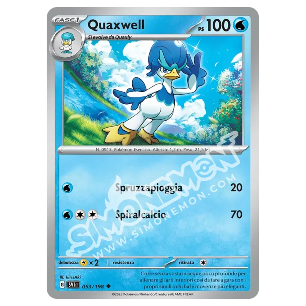 Quaxwell 053/198 Scarlatto e Violetto Reverse (IT)