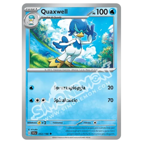 Quaxwell 053/198 Scarlatto e Violetto Reverse (IT)