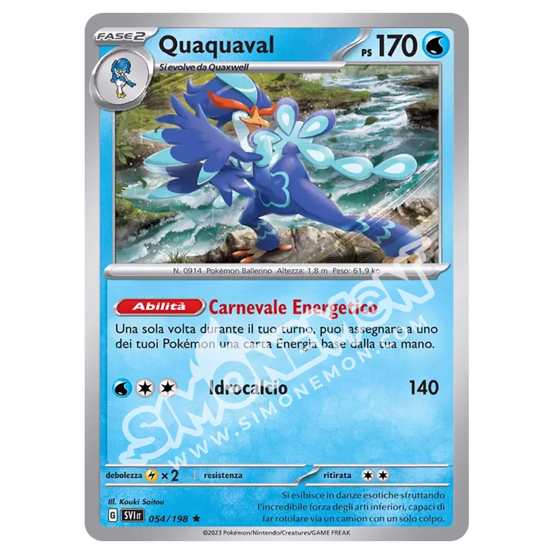 Quaquaval 054/198 Scarlatto e Violetto Foil (IT)