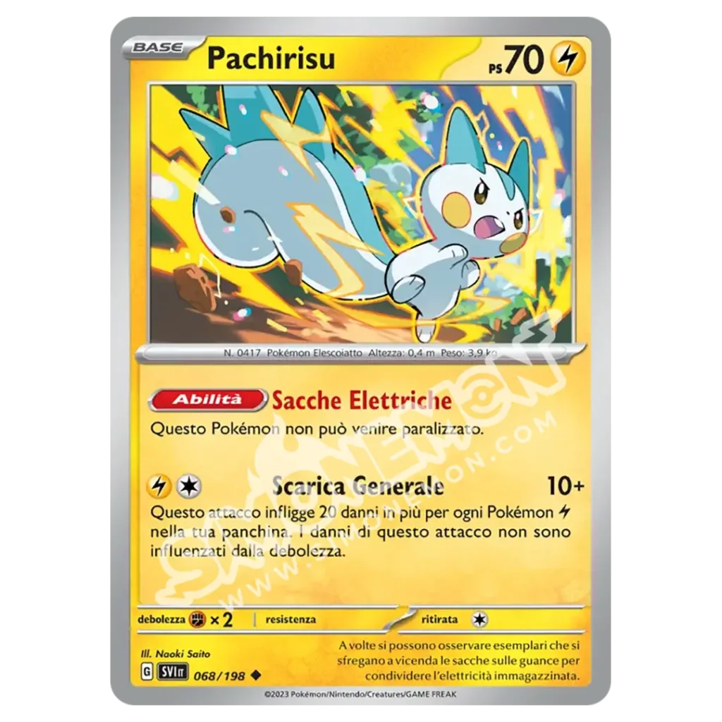 Pachirisu 068/198 Scarlatto e Violetto Reverse (IT)