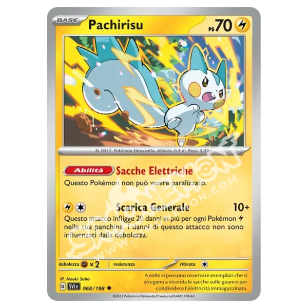 Pachirisu 068/198 Scarlatto e Violetto Reverse (IT)