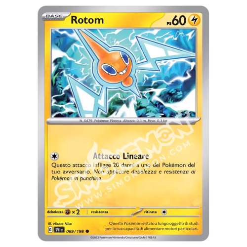 Rotom 069/198 Scarlatto e Violetto Reverse (IT)