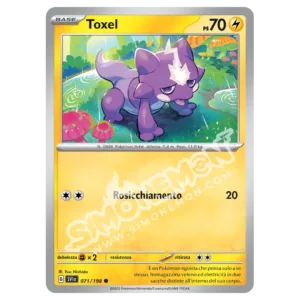 Toxel 071/198 Scarlatto e Violetto Reverse (IT)