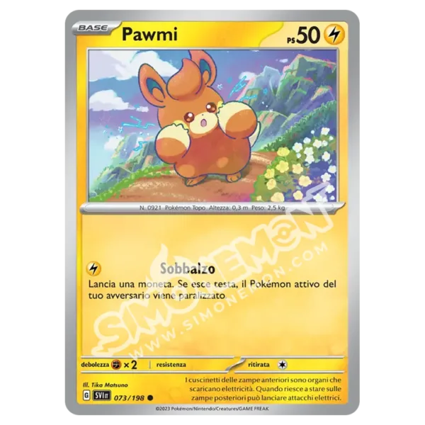 Pawmi 073/198 Scarlatto e Violetto Reverse (IT)