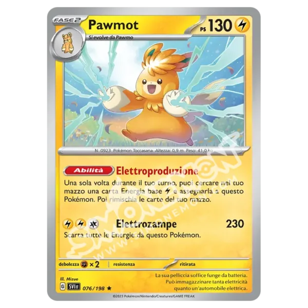 Pawmot 076/198 Scarlatto e Violetto Foil (IT)