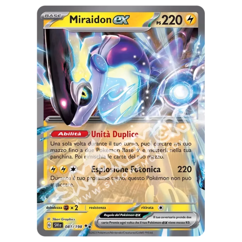 Miraidon-ex 081/198 Scarlatto e Violetto (IT)