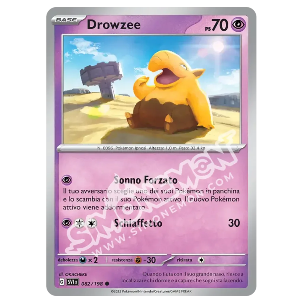Drowzee 082/198 Scarlatto e Violetto Reverse (IT)