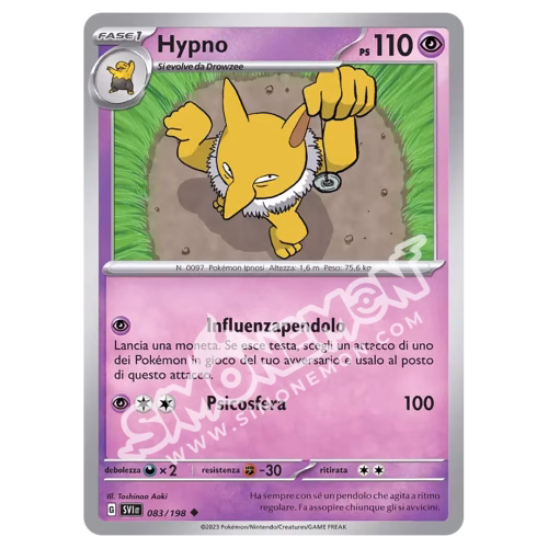 Hypno 083/198 Scarlatto e Violetto Reverse (IT)