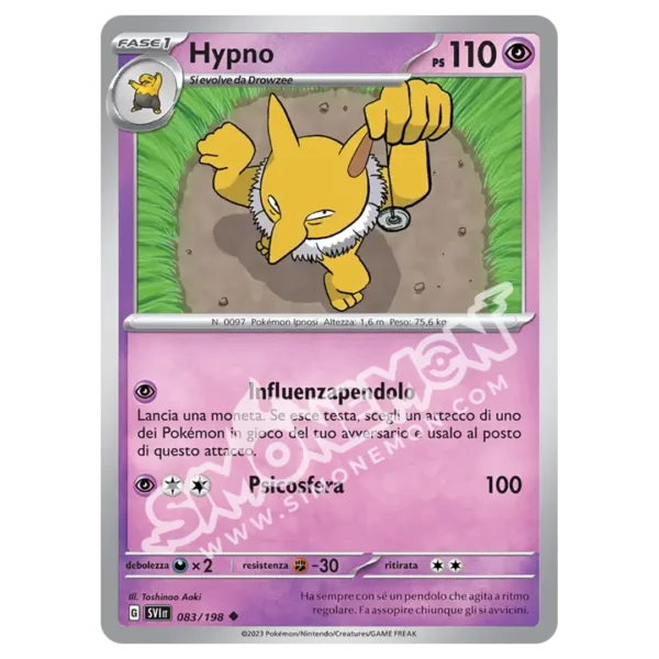 Hypno 083/198 Scarlatto e Violetto Reverse (IT)
