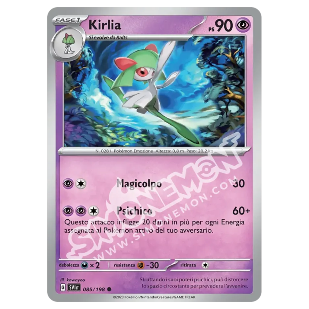 Kirlia 085/198 Scarlatto e Violetto Reverse (IT)