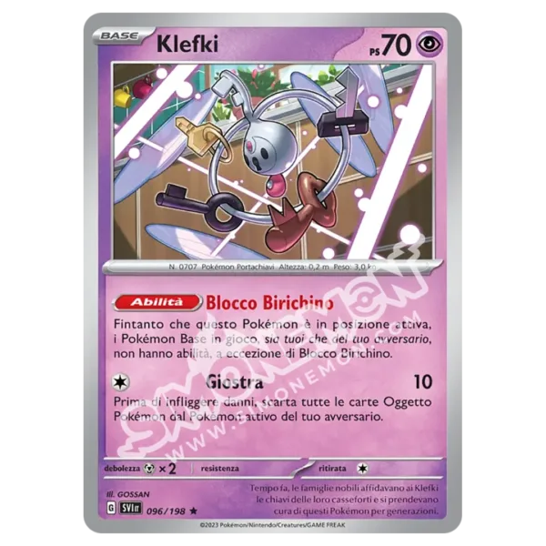 Klefki 096/198 Scarlatto e Violetto Foil (IT)