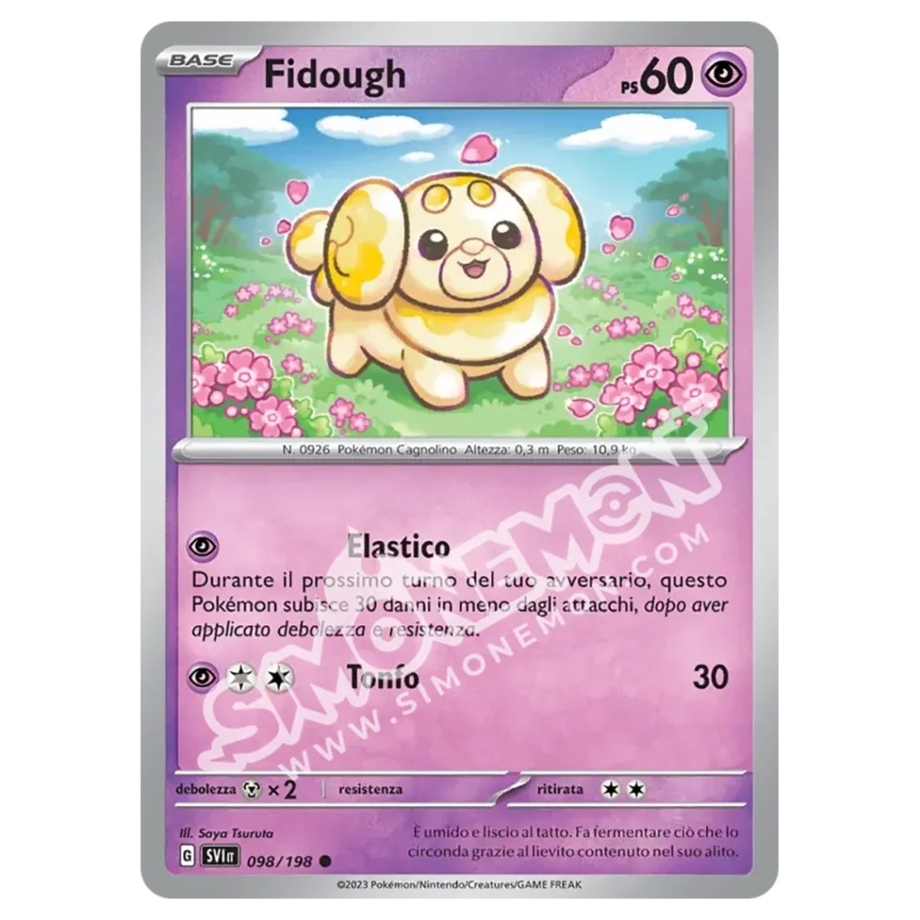 Fidough 098/198 Scarlatto e Violetto Reverse (IT)