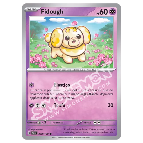 Fidough 098/198 Scarlatto e Violetto Reverse (IT)