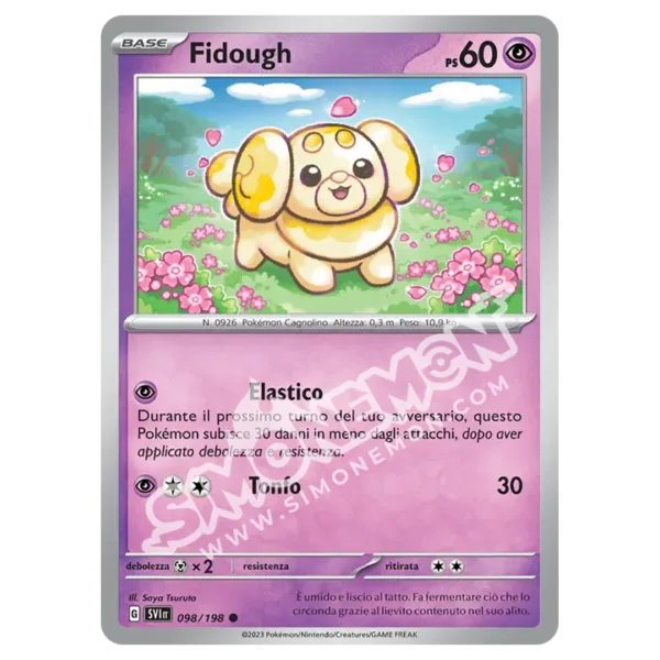 Fidough 098/198 Scarlatto e Violetto Reverse (IT)