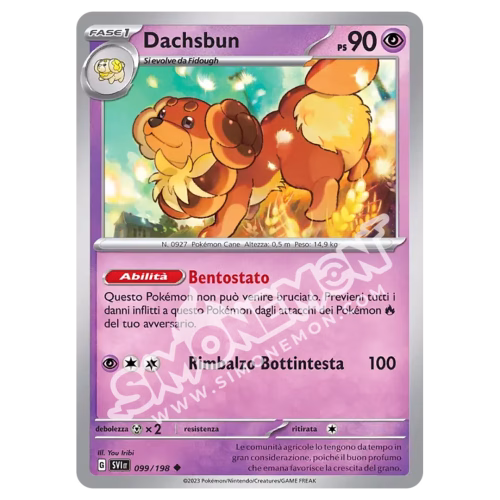 Dachsbun 099/198 Scarlatto e Violetto Reverse (IT)