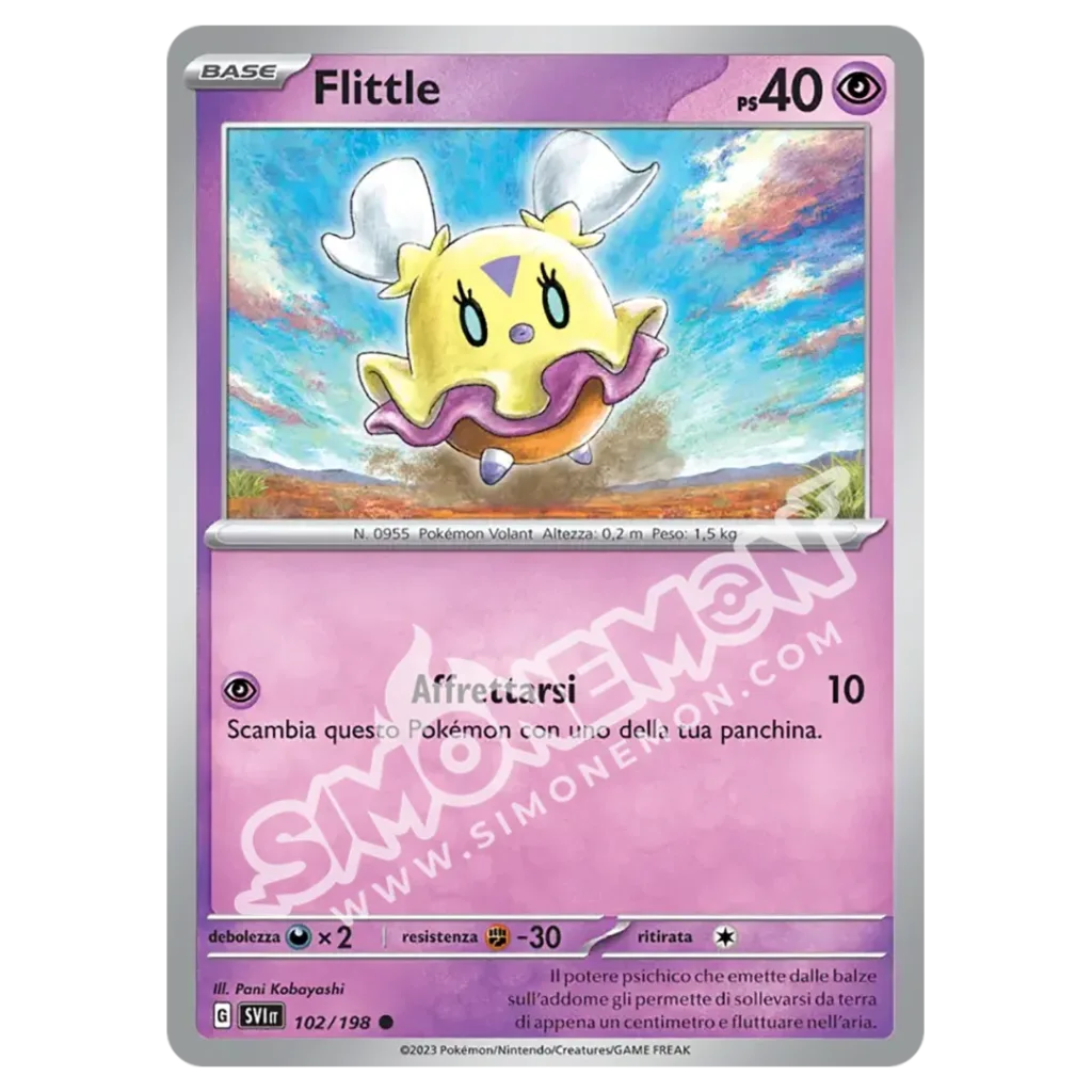 Flittle 102/198 Scarlatto e Violetto Reverse (IT)