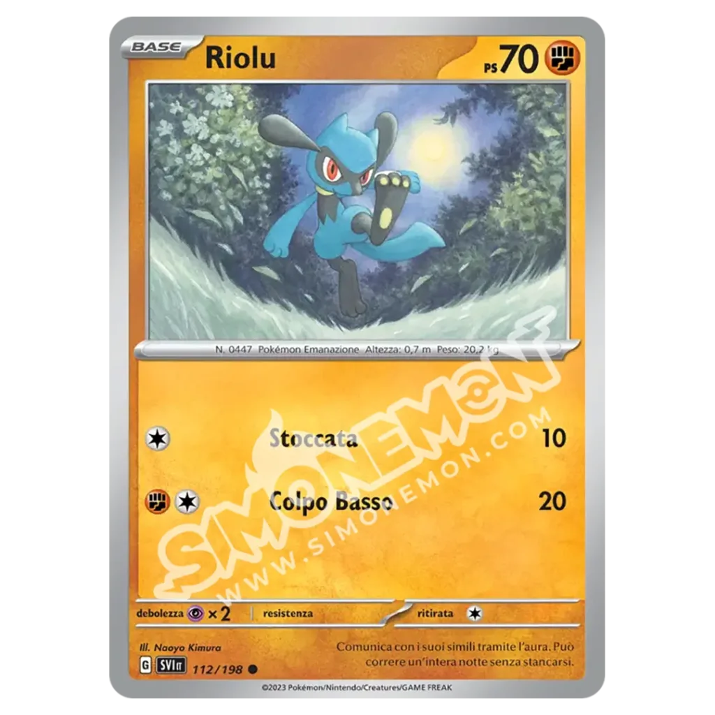 Riolu 112/198 Scarlatto e Violetto  (IT)