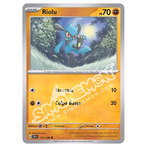 Riolu 112/198 Scarlatto e Violetto (IT)