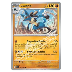 Lucario 114/198 Scarlatto e Violetto Reverse (IT)