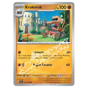 Krokorok 116/198 Scarlatto e Violetto Reverse (IT)